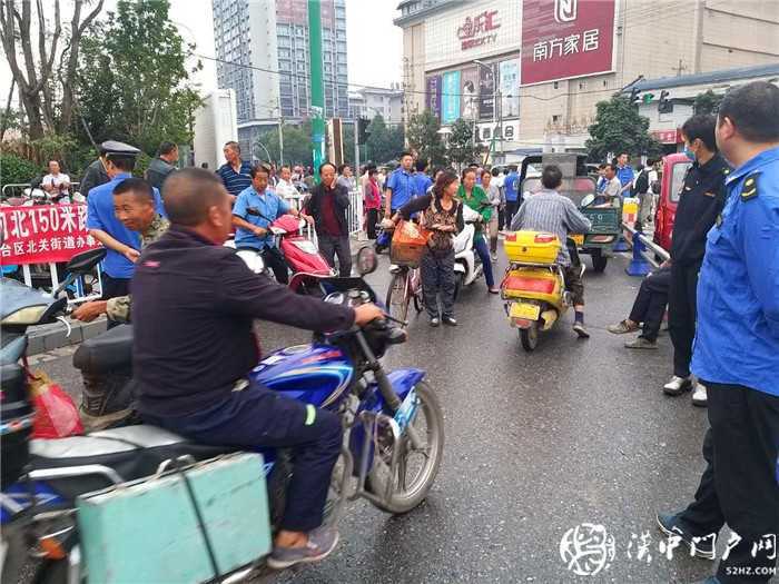 漢臺區東關街道辦事處遷移新橋馬路勞務市場，告別安全隱患