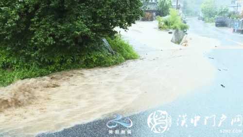 強降雨導致略陽縣部分鄉鎮山體塌方道路受損！