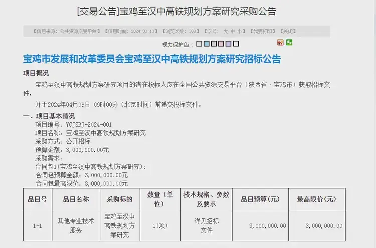 未來10年，漢中有望開建的3條鐵路項目！