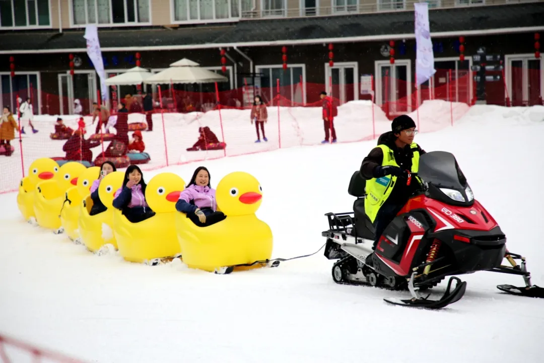 滑雪、戲雪、賞民俗！留壩景區(qū)“上才藝”