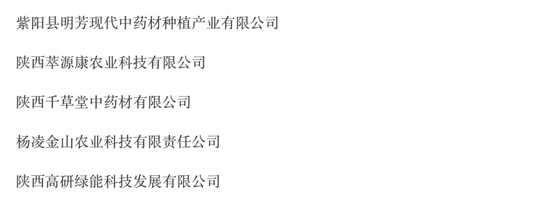 全省中藥材良種繁育基地！漢臺一企業入選！